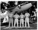 Orlando Crew Graduation - James (Jim) Plowden, Capt. William (Bill) Hughes, Sgt. Raymond (Ray) Lischka and Robert (Bob) Simms (photo courtesy of Jim Plowden)