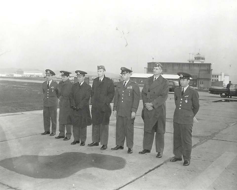 NATO Inspection Team (photo courtesy of Bob Jutz) NATO Inspection Team. They came and loved what they saw. Col Zaden Lee is third from left.