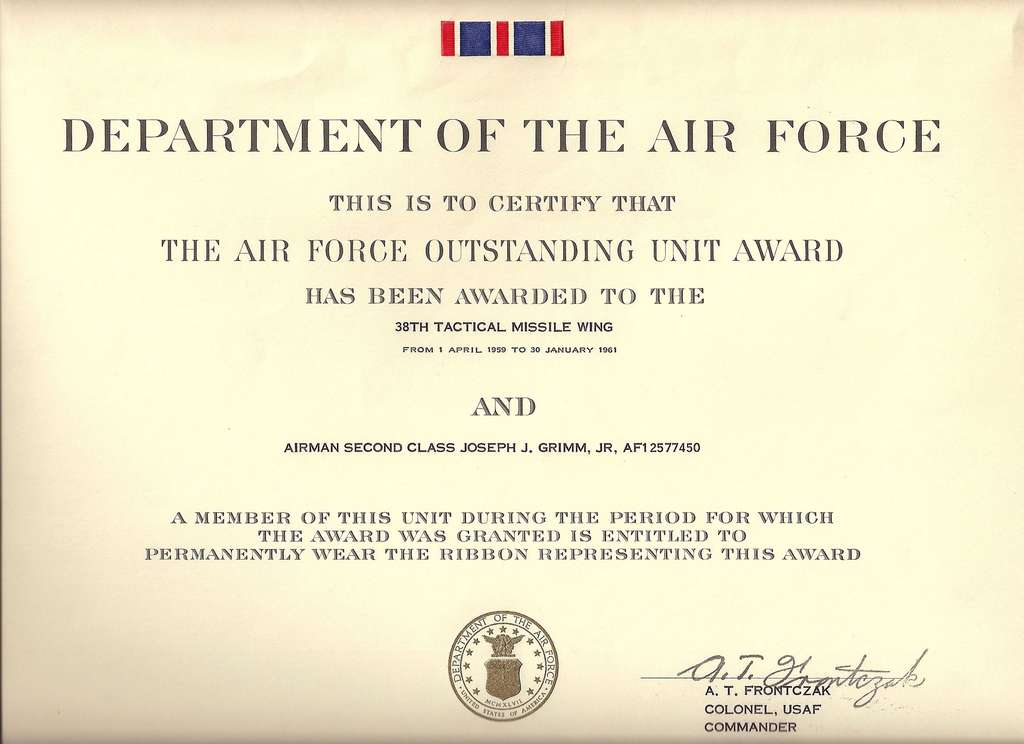Outstanding Unit Award